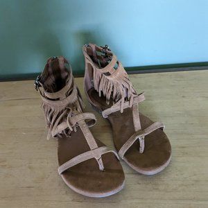 Marc Fisher Brown Suede Sandals